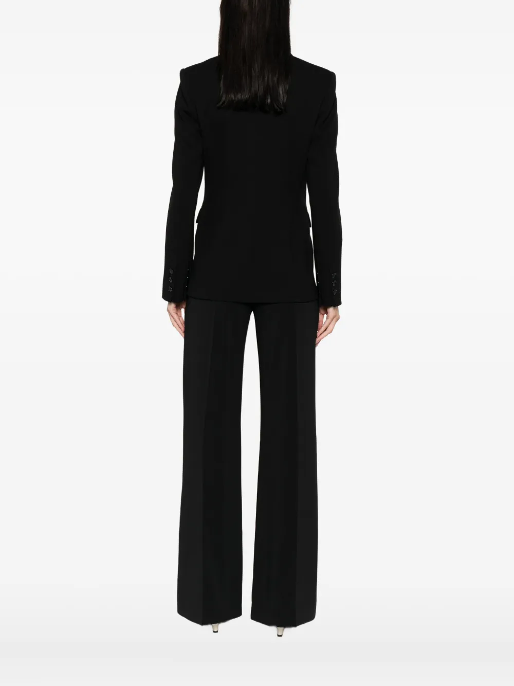 PINKO notched-lapel blazer Zwart