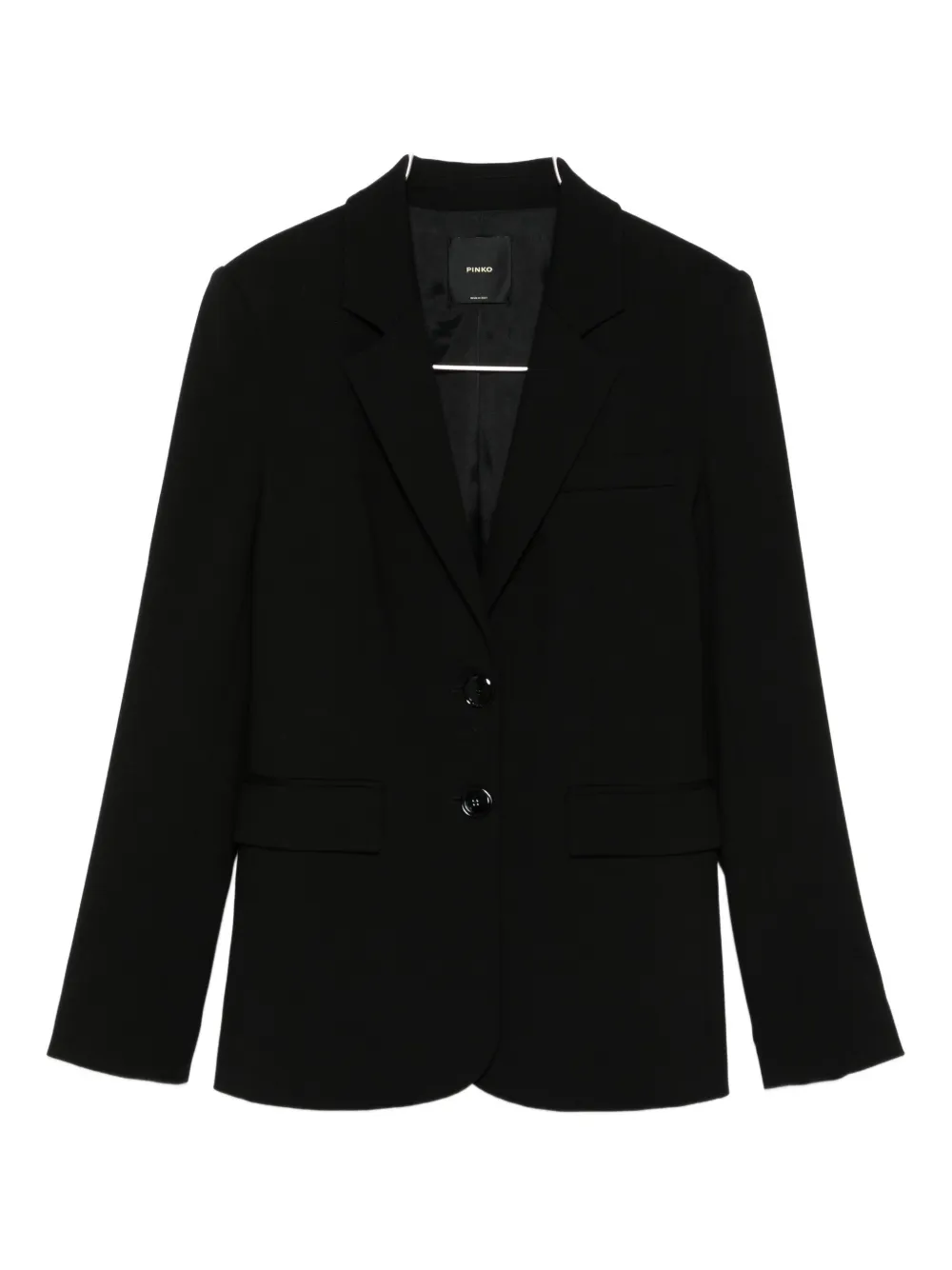 PINKO notched-lapel blazer Zwart