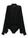 PINKO button-down long-sleeve bodysuit - Black