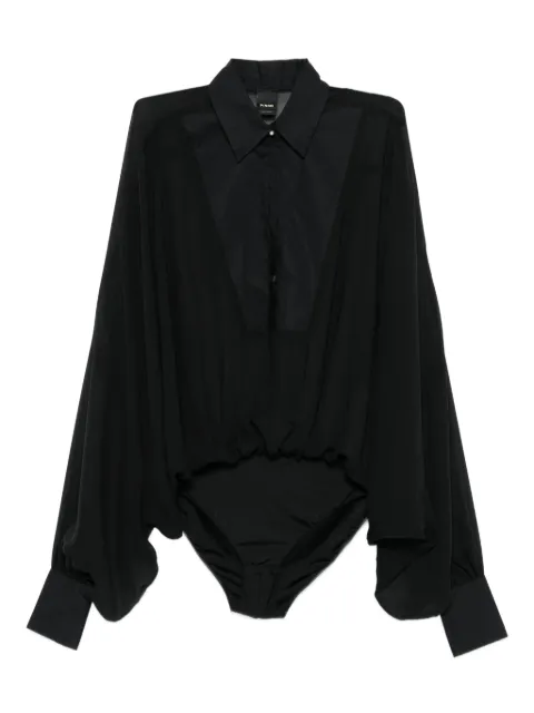 PINKO button-down long-sleeve bodysuit