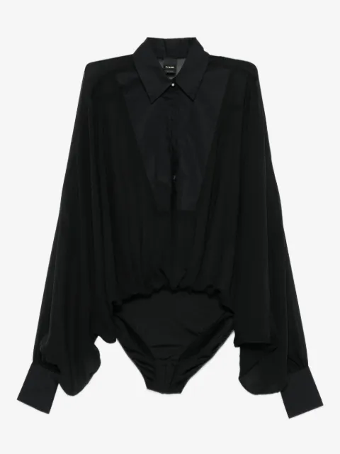 PINKO button-down long-sleeve bodysuit
