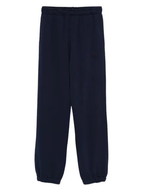 PINKO logo-embroidered cuffed track pants 