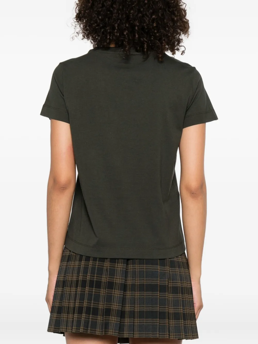 PINKO short-sleeve cotton top Groen