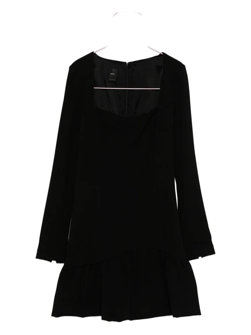 PINKO square-neck mini dress Zwart