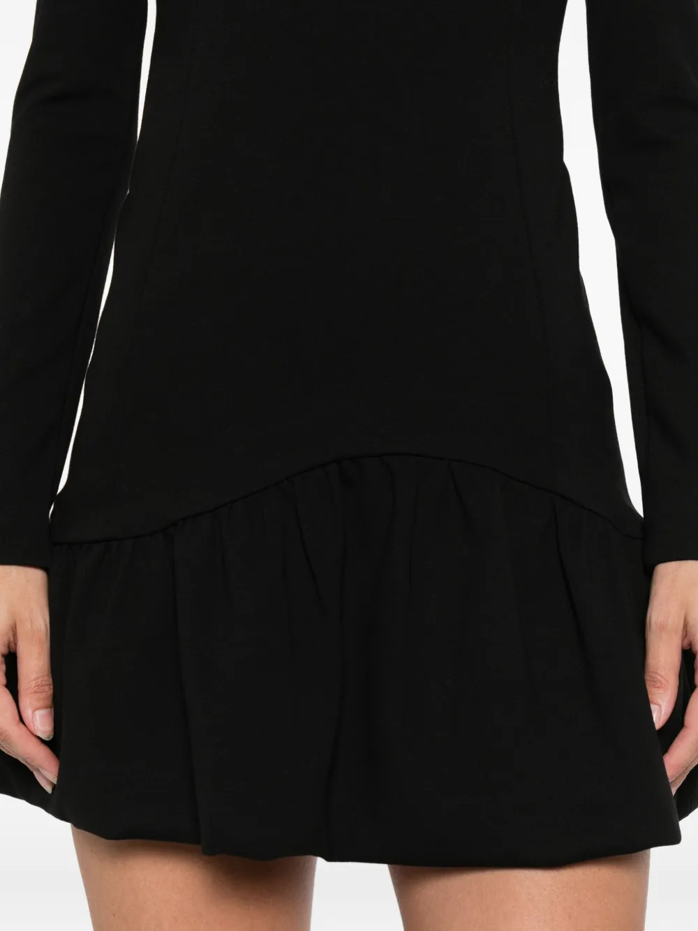 PINKO square-neck mini dress Zwart