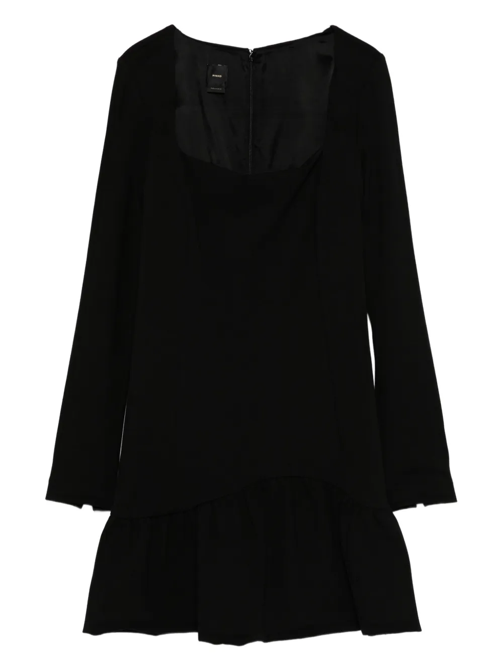 PINKO square-neck mini dress Zwart