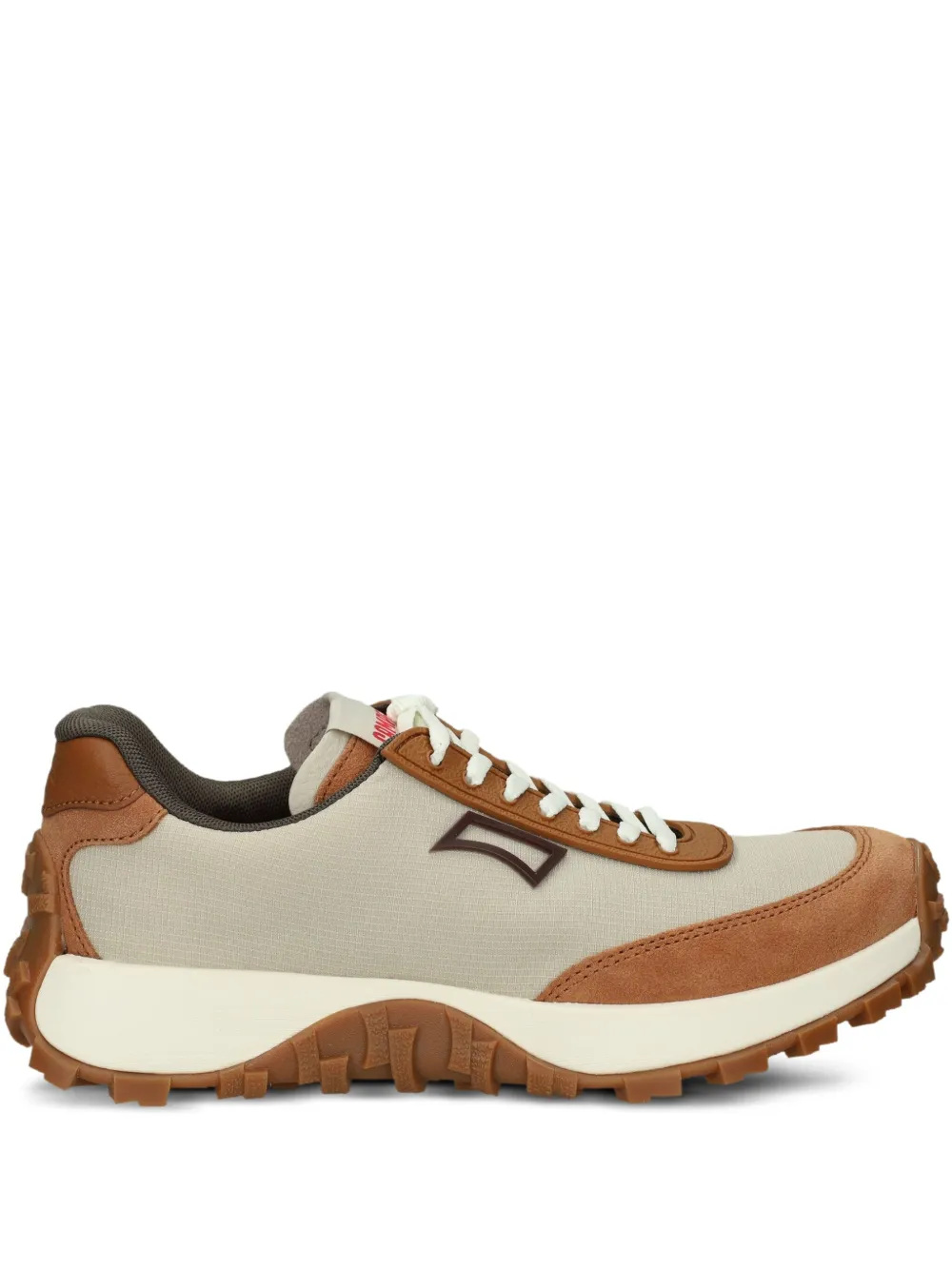 Camper leather-panelled lace-up trainers Neutrals
