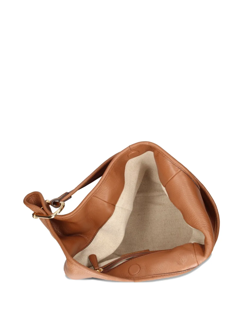 Michael Kors Leren tas met enkele handgreep Bruin