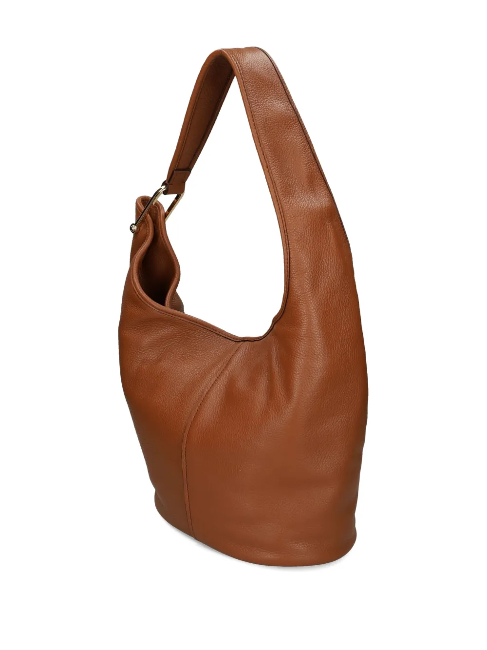 Michael Kors Leren tas met enkele handgreep Bruin