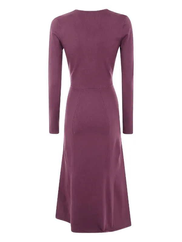 TWIN SET パープル ドレス TWINSET リングディテール ドレス | パープル | FARFETCH JP