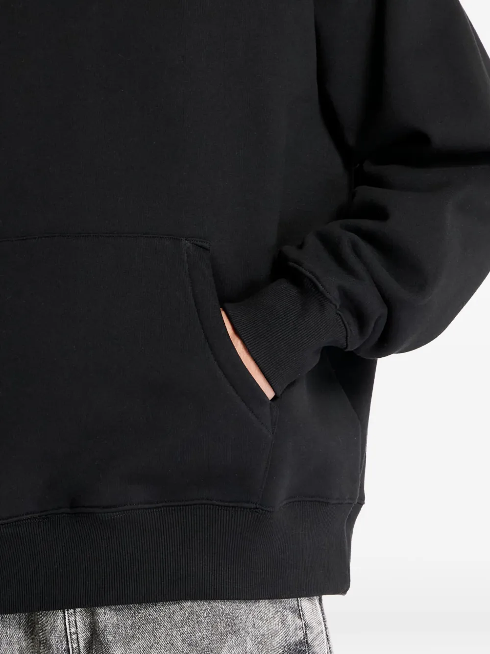 Pleasures Neural logo-detail hooded sweatshirt Zwart