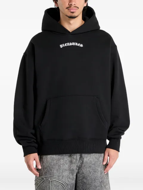 Pleasures Neural logo-detail hooded sweatshirt
