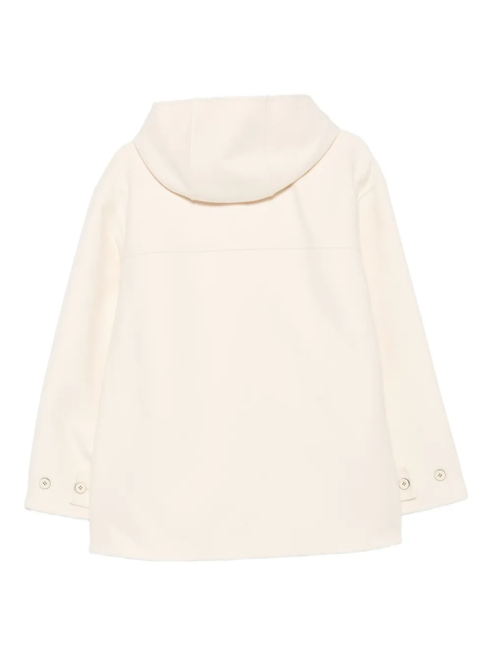 Jil Sander hooded zip-front jacket Beige