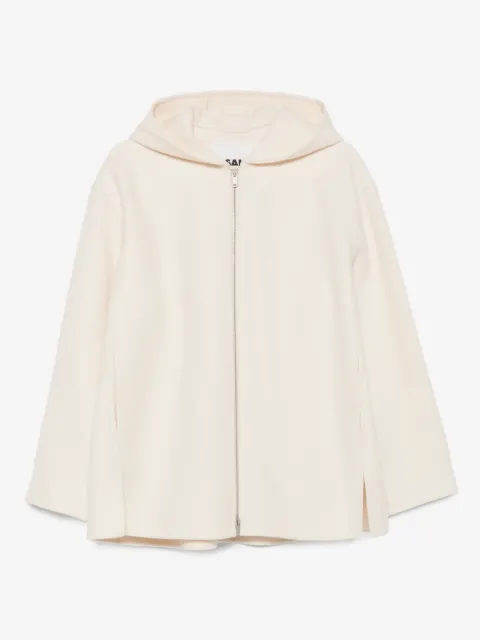 Jil Sander hooded zip-front jacket