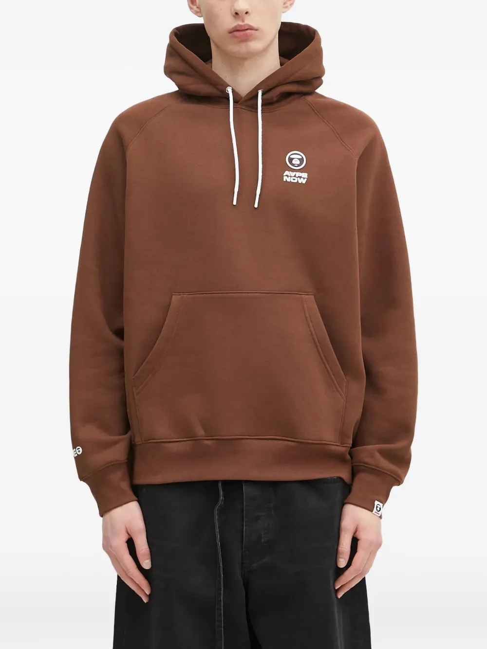 AAPE BY *A BATHING APE logo-embroidered hoodie Bruin