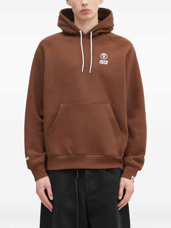 AAPE BY *A BATHING APE® ロゴ パーカー | ブラウン | FARFETCH JP