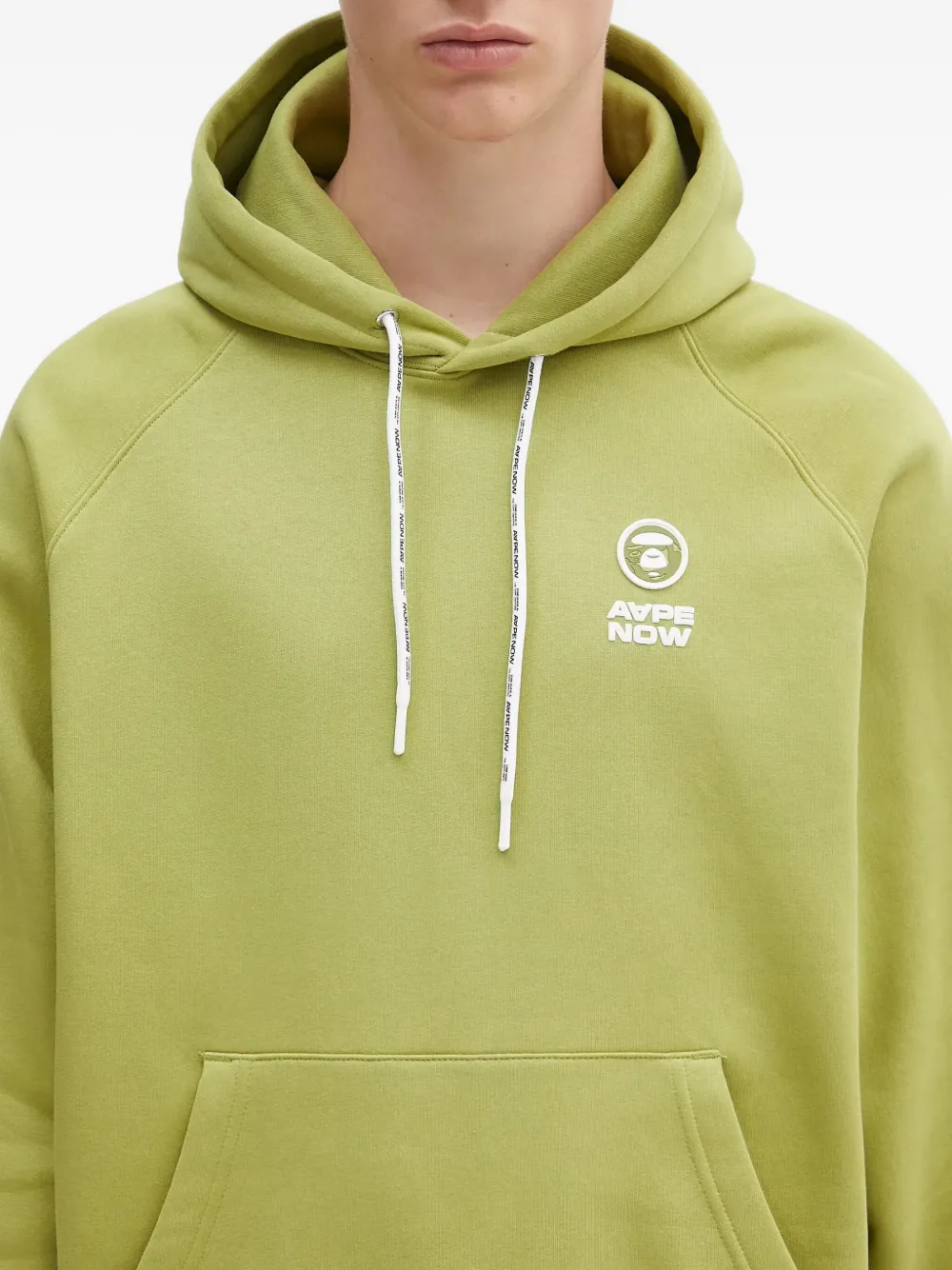AAPE BY *A BATHING APE Hoodie met logo Groen