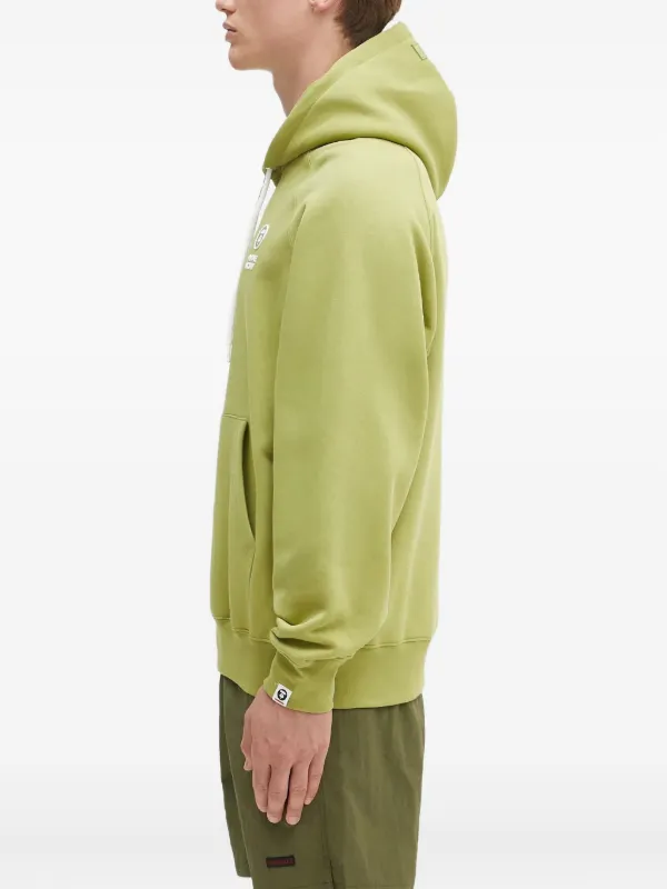 AAPE BY *A BATHING APE® Aaper ロゴ パーカー | グリーン | FARFETCH JP