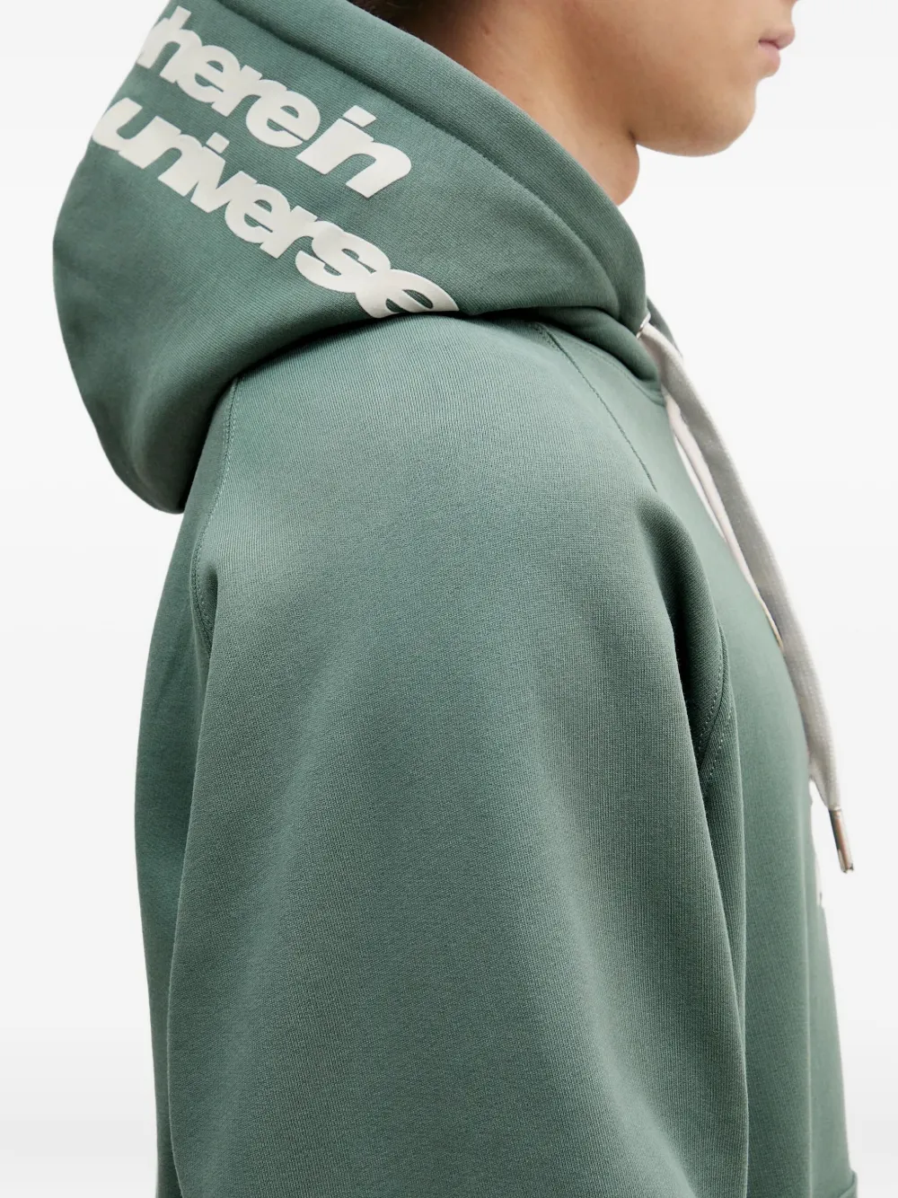 AAPE BY *A BATHING APE Hoodie met logo Groen