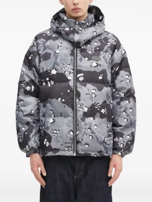 District Vision x Massimo Osti Logo Hooded Jacket | Grey | FARFETCH AZ