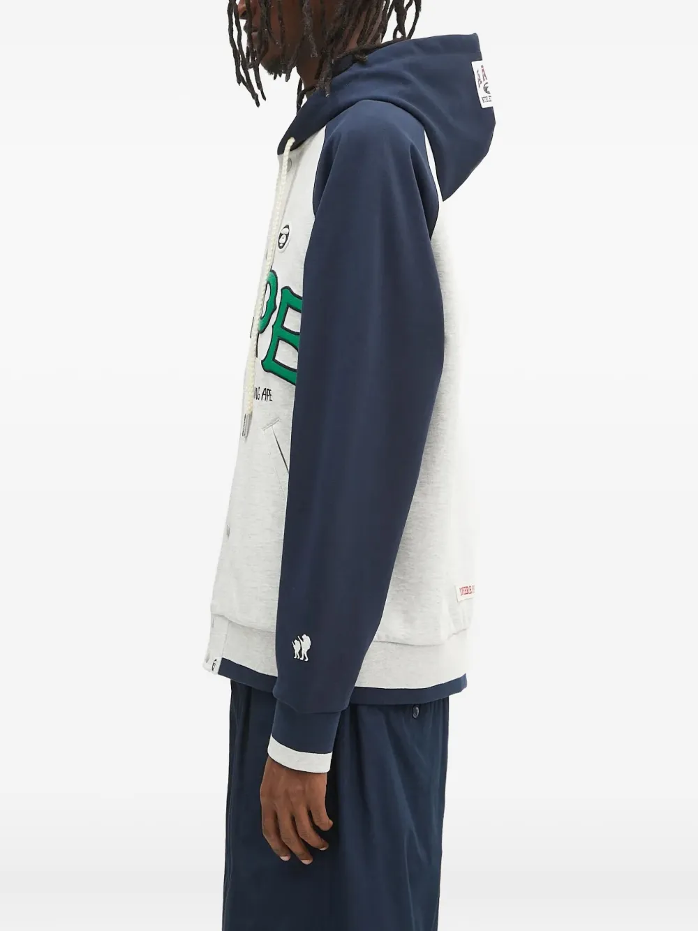 AAPE BY *A BATHING APE Main Zip Up jacket Grijs