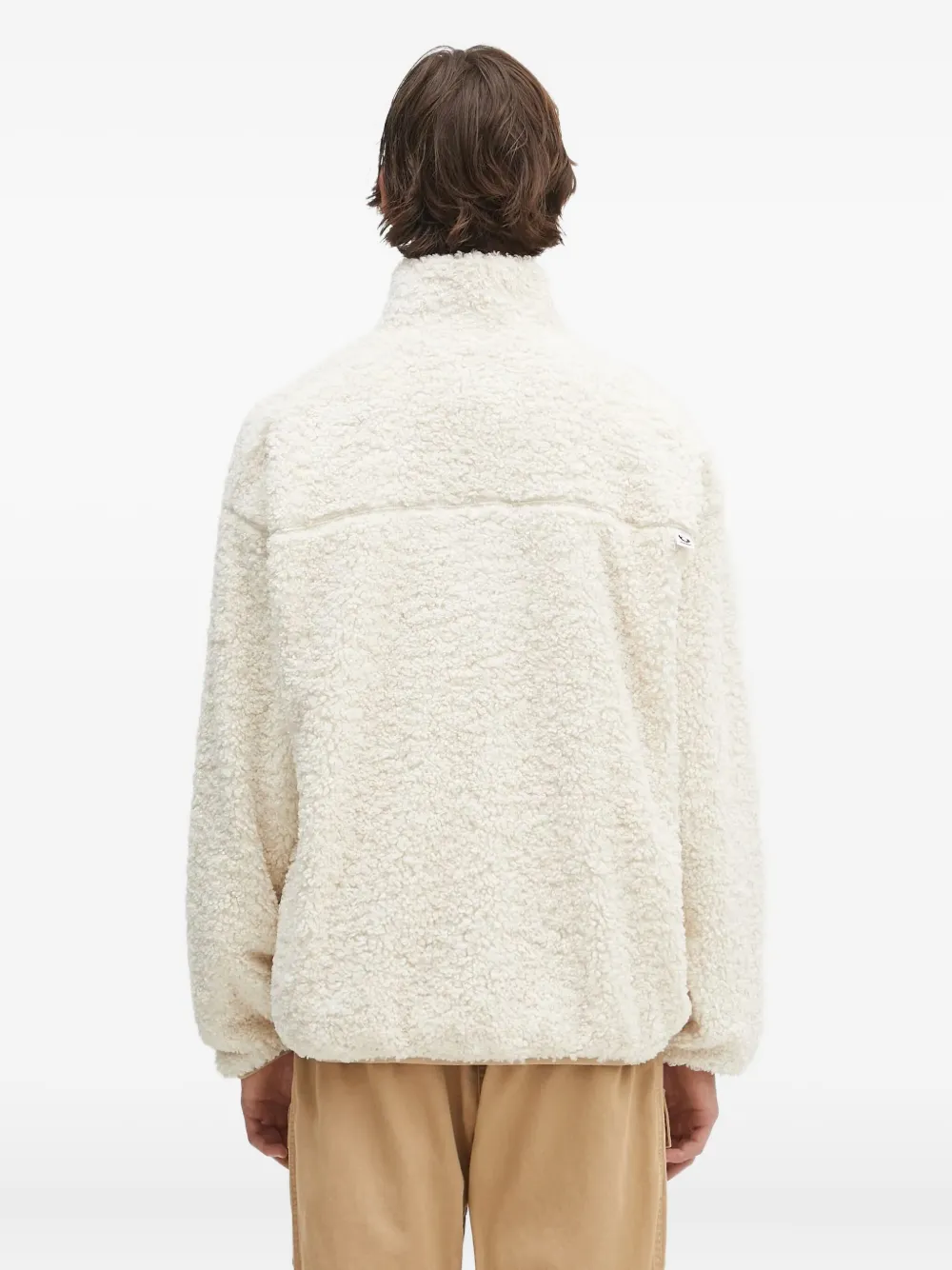 AAPE BY *A BATHING APE Aape Now fleece panelled jacket Beige
