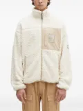AAPE BY *A BATHING APE® Aape Now fleece panelled jacket - Neutrals
