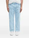 AAPE BY *A BATHING APE® logo-embroidered trousers - Blue