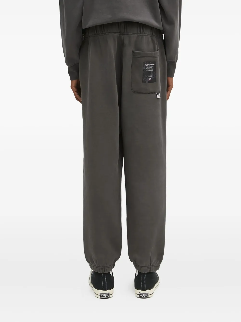 AAPE BY *A BATHING APE logo-patch track pants Grijs