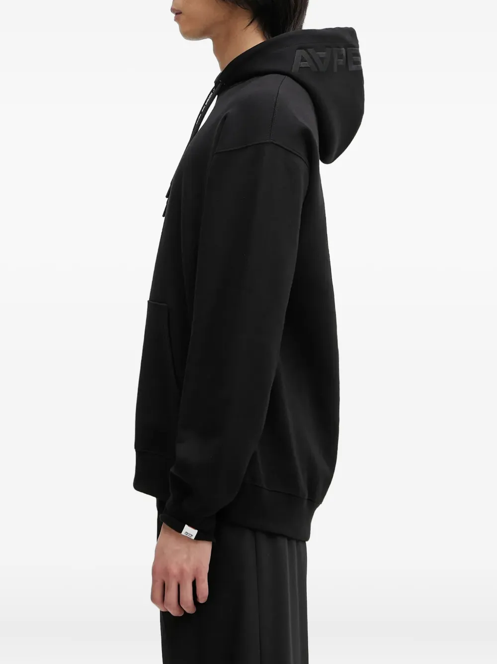 AAPE BY *A BATHING APE Hoodie met logoprint Zwart