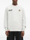 AAPE BY *A BATHING APE® Aldo Ape Head-emblem sweatshirt - Grey