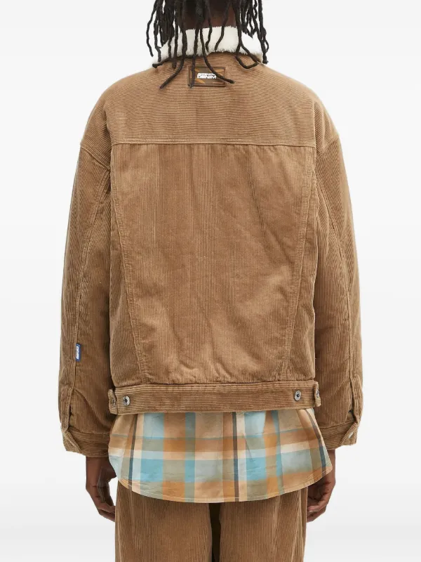 AAPE BY *A BATHING APE® Corduroy Jacket | Brown | FARFETCH ID
