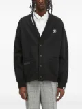 AAPE BY *A BATHING APE® Moonface Logo buttoned cardigan - Black