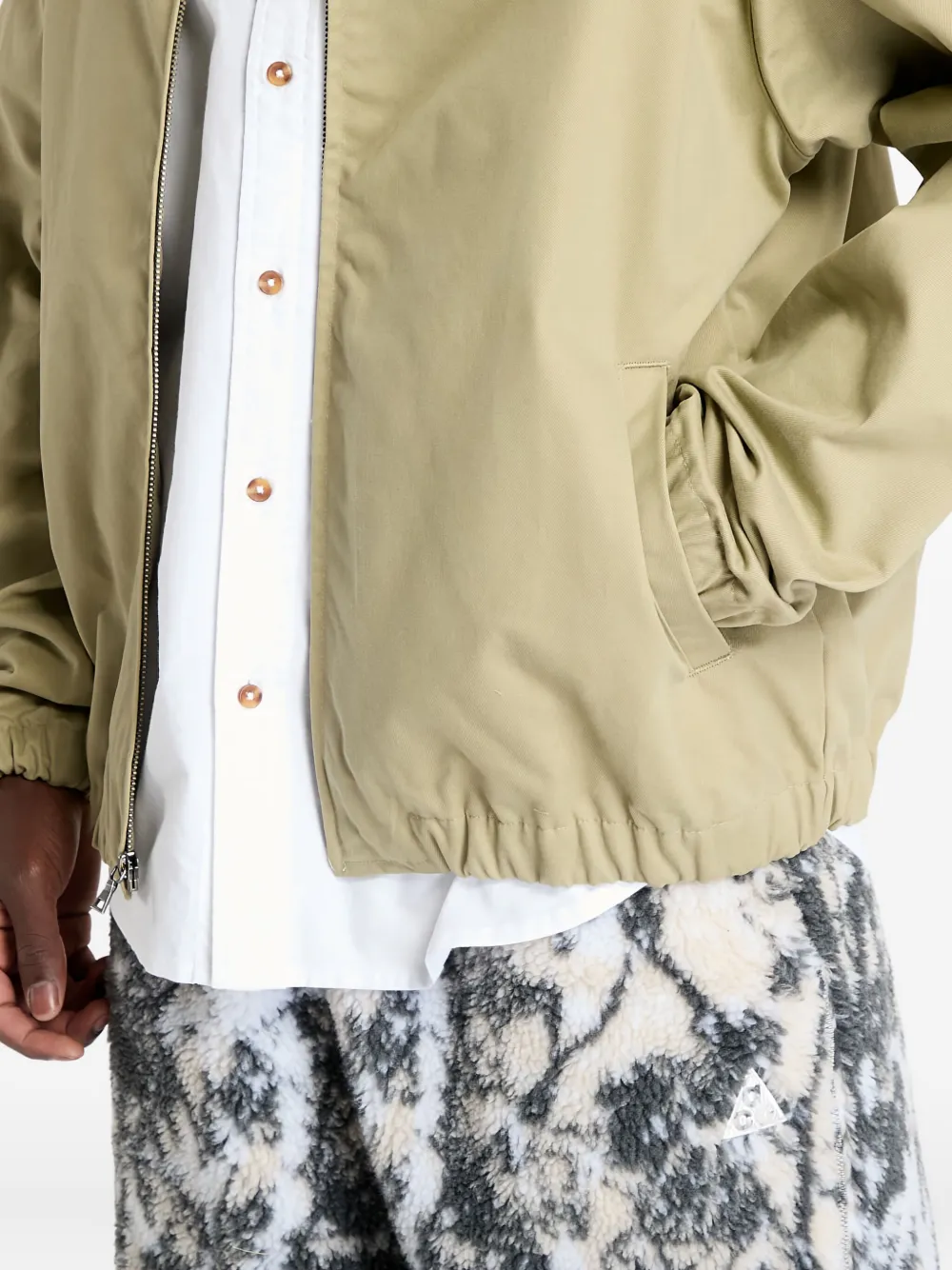 Nike Harrington full-zip jacket Beige