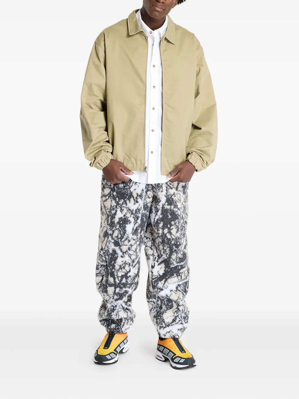 Nike Harrington full-zip jacket Beige