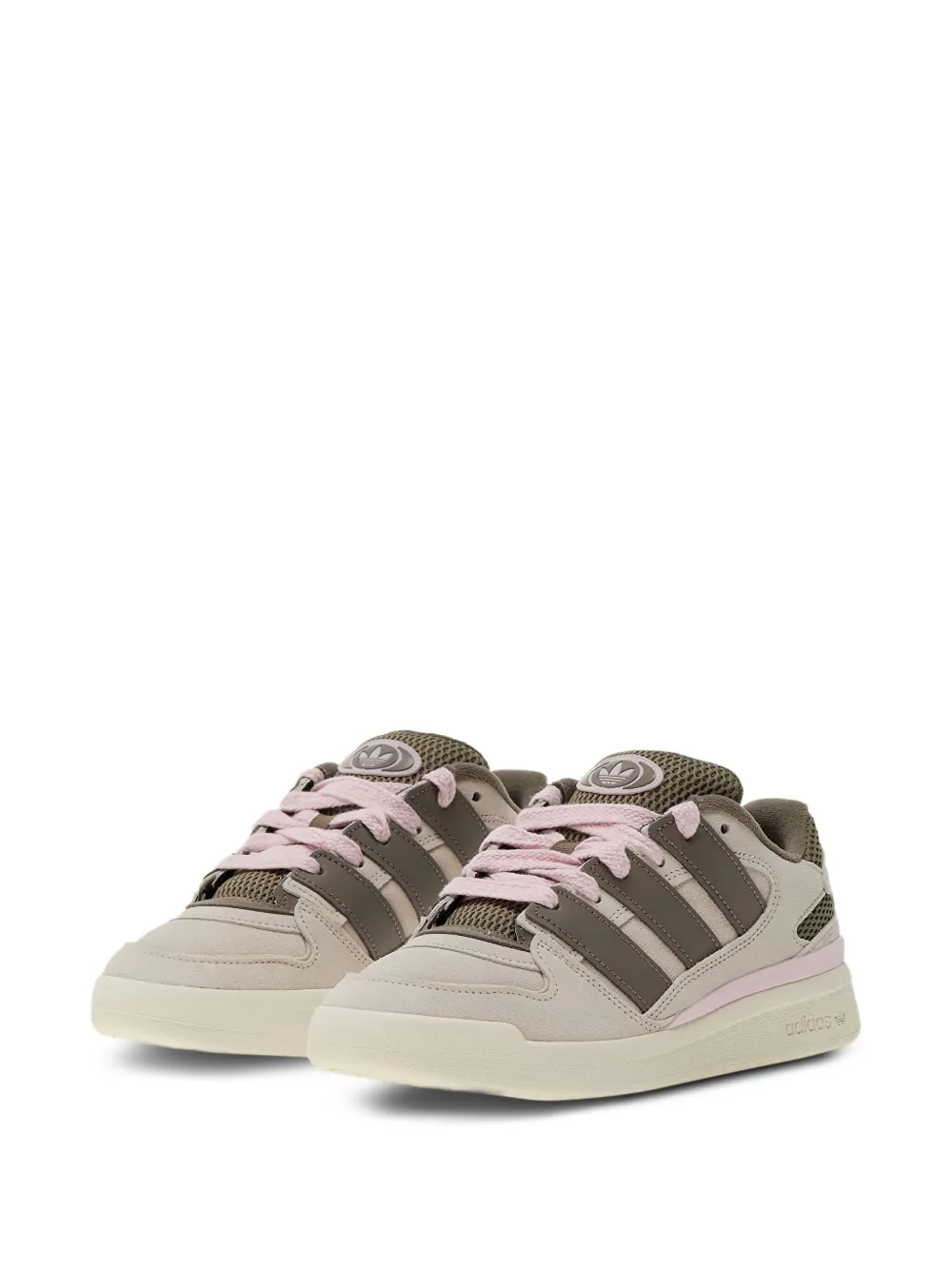 adidas Forum2000 3-stripe mesh sneakers Neutrals