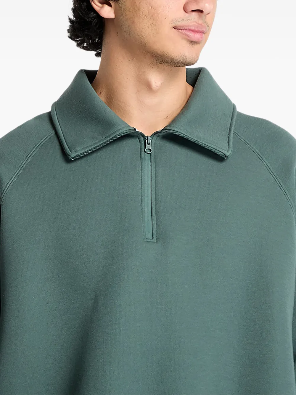 Nike Trui met halve rits Groen