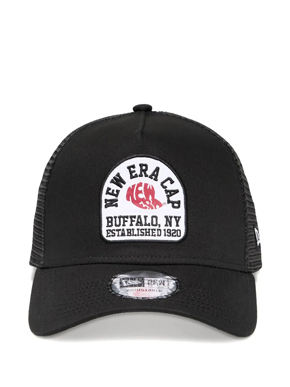 NEW ERA CAP logo-patch trucker cap | Black | Image 1