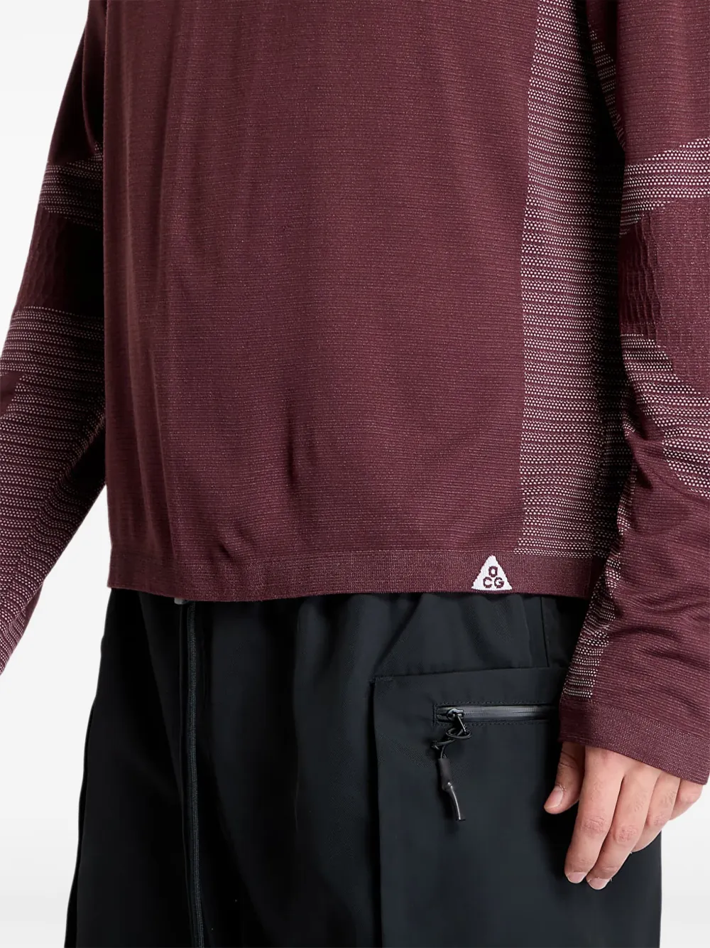 Nike x ACG Delta River basislaag met lange mouwen Rood