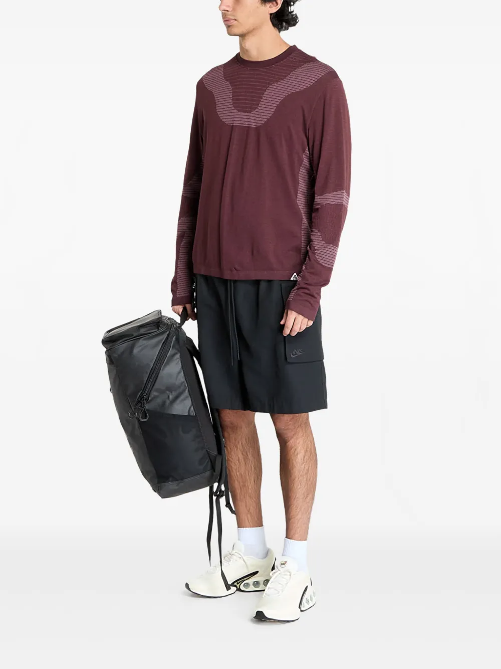 Nike x ACG Delta River basislaag met lange mouwen - Rood