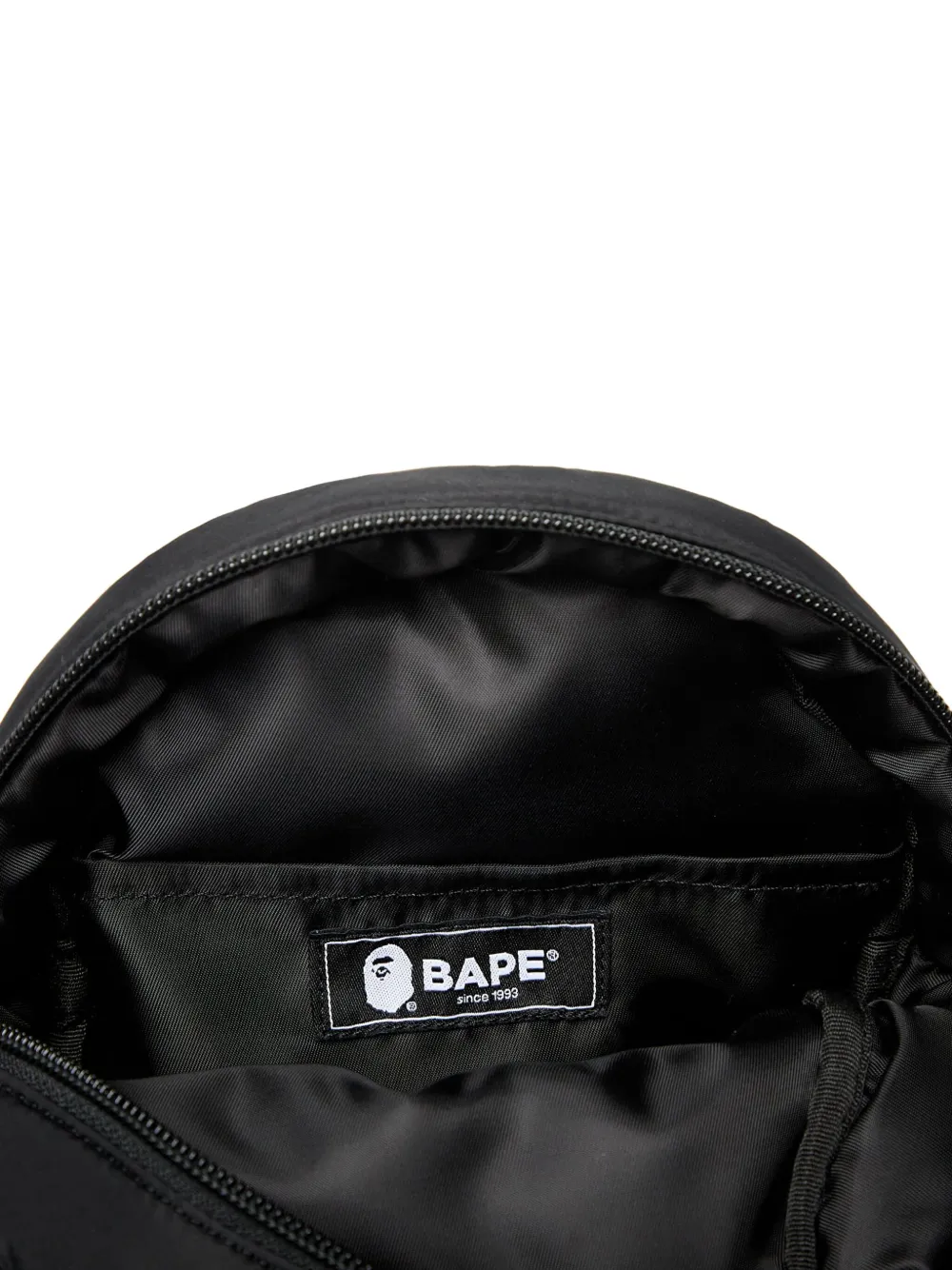 A BATHING APE quilted shoulder bag Zwart