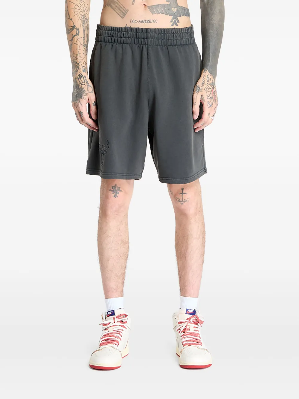 NEW ERA CAP Bulls washed shorts | Grey | Image 1