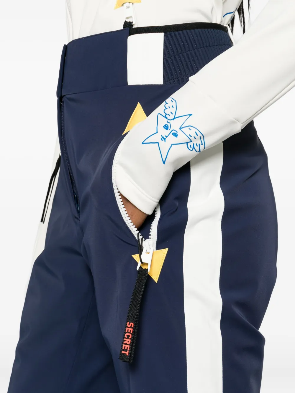 Rossignol Valdiz Zip-detail Trousers In Blue