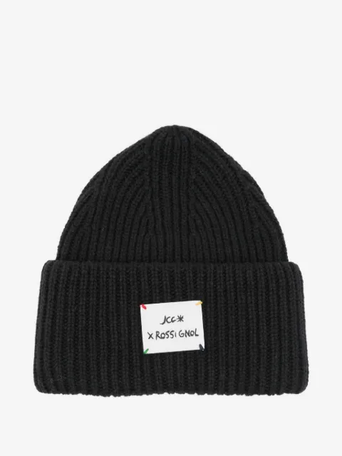 Rossignol x JCC ribbed-knit label beanie