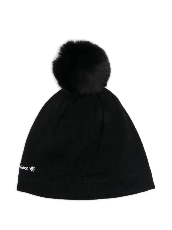 Rossignol x JCC pompom-detail Embroidered Beanie | Black  display picture 1