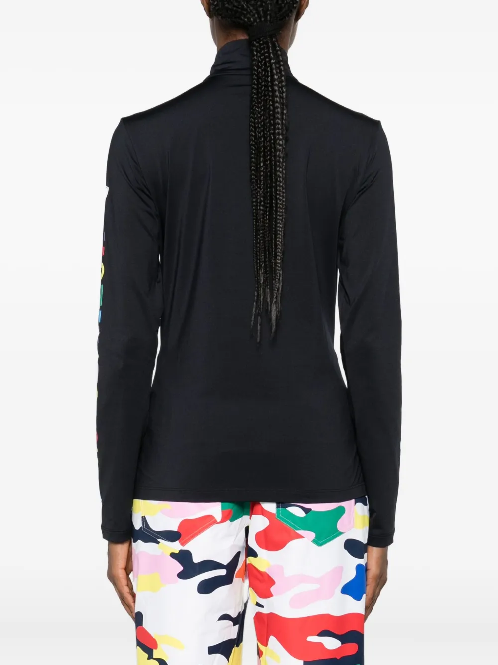 Rossignol JCC Booster performance sweater met halve rits Zwart