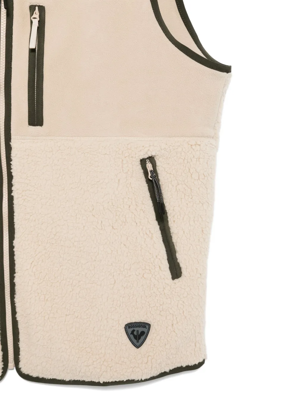Rossignol Alltrack Sherpa Panelled Gilet In Neutral