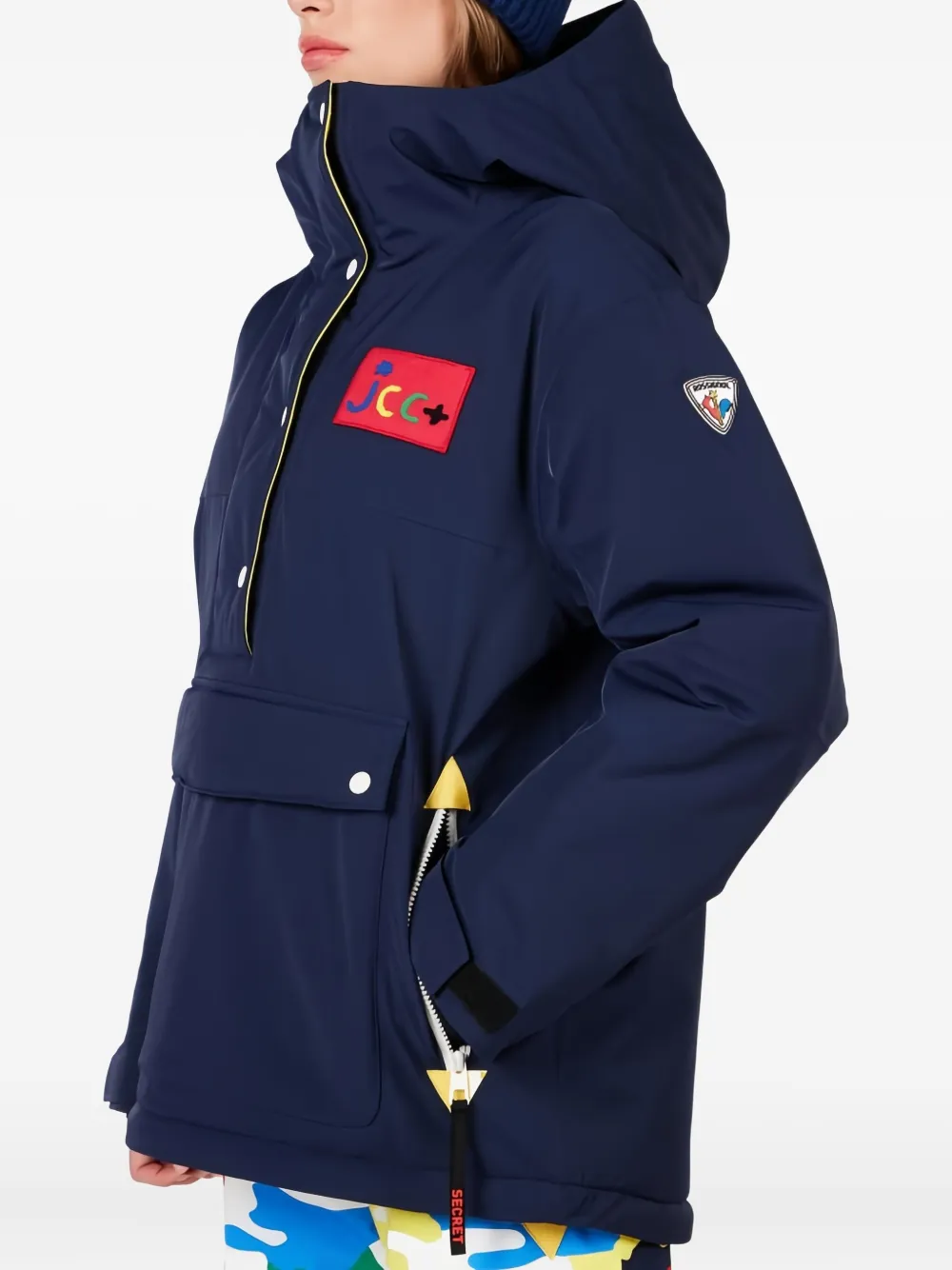Rossignol Valthor anorak met capuchon Blauw