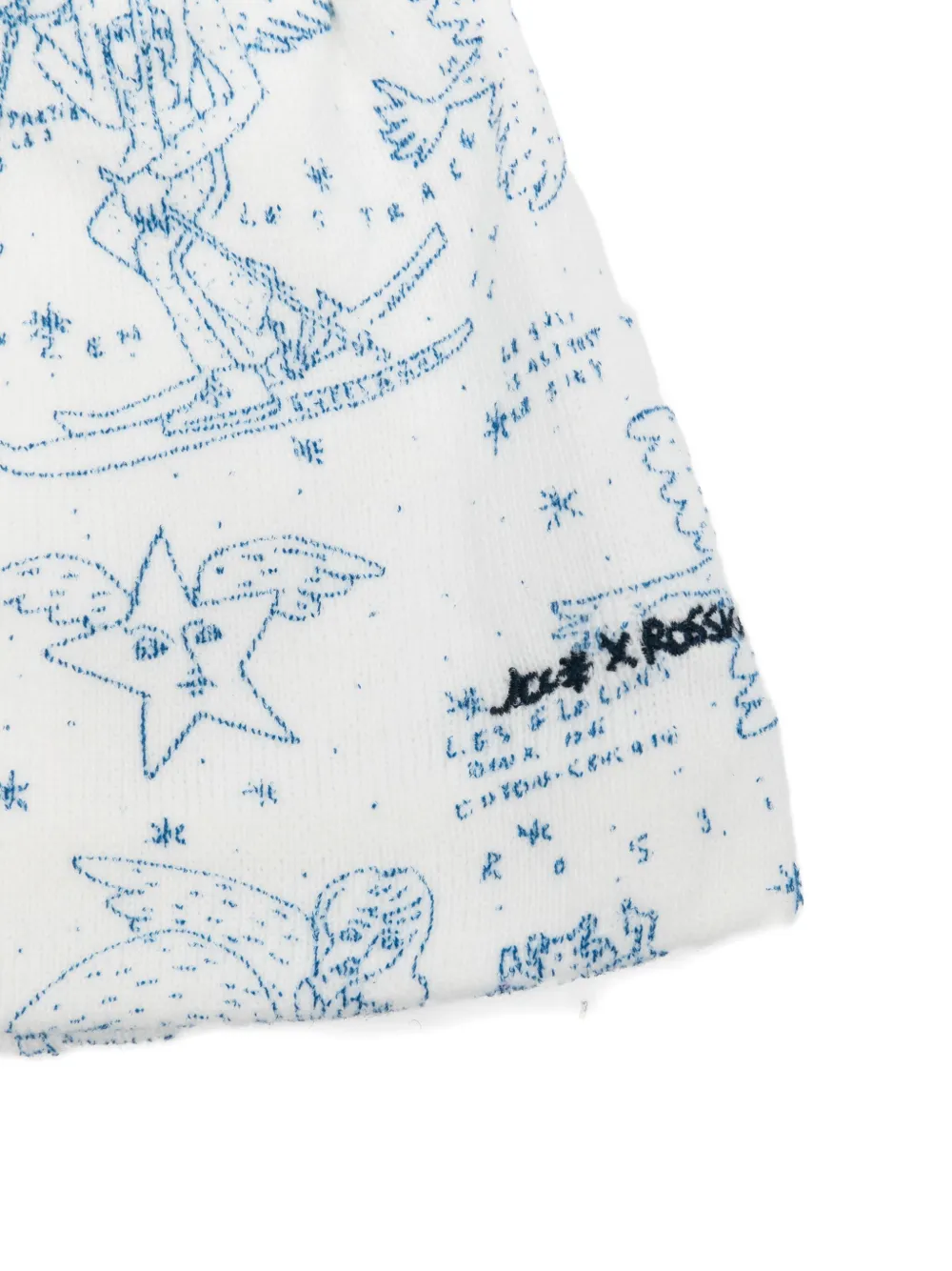 Rossignol Pompom-detail Printed Beanie In Transparent