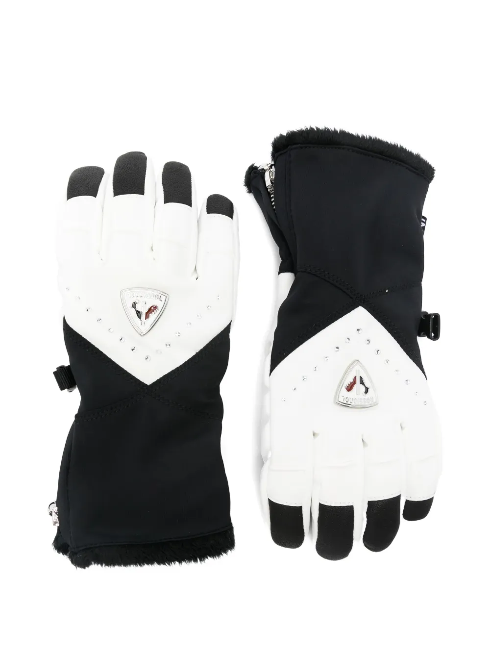Rossignol Panelled Gloves In Black